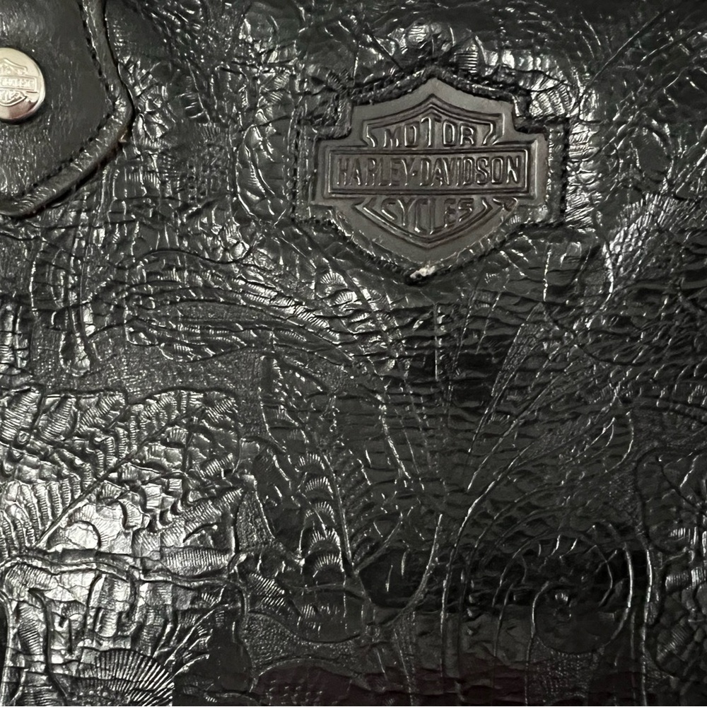 Harley-Davidson Black Purse and Wallet
